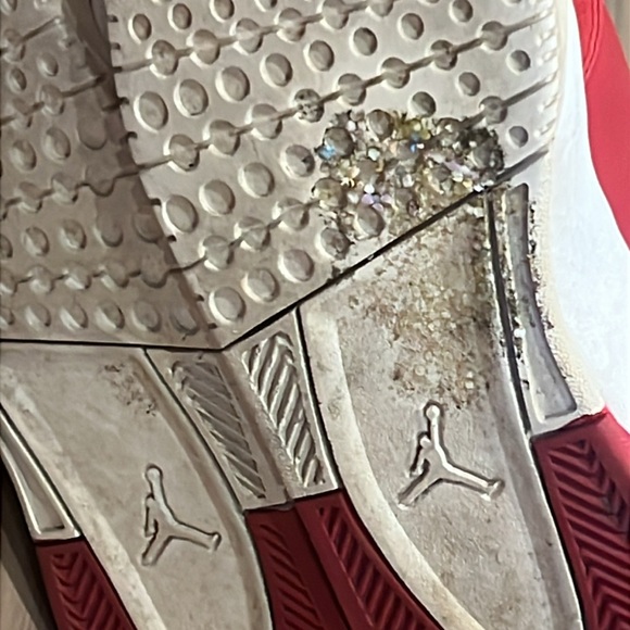 Jordan Flight Youth Sneakers Size 4 Red and Black - Picture 6 of 13